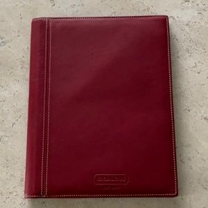 Coach Leather Portfolio